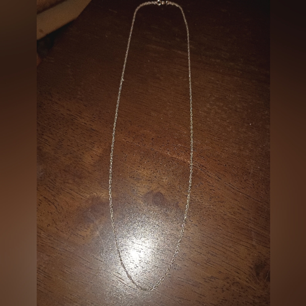 Light Rope Sterling Silver Chain (17")
